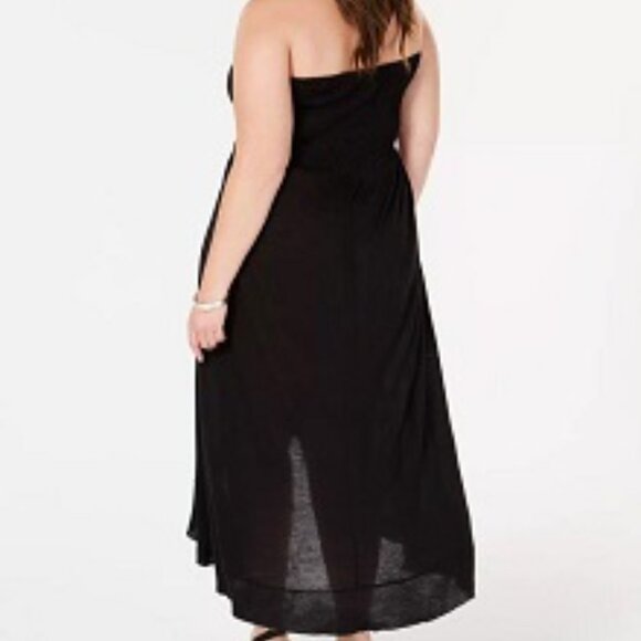 RAVIYA Brand New BLACK Plus Size Tube Dress Cover-Up Size 1X - Picture 2 of 4